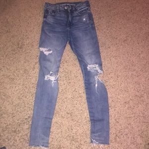 Womens ripped jeans